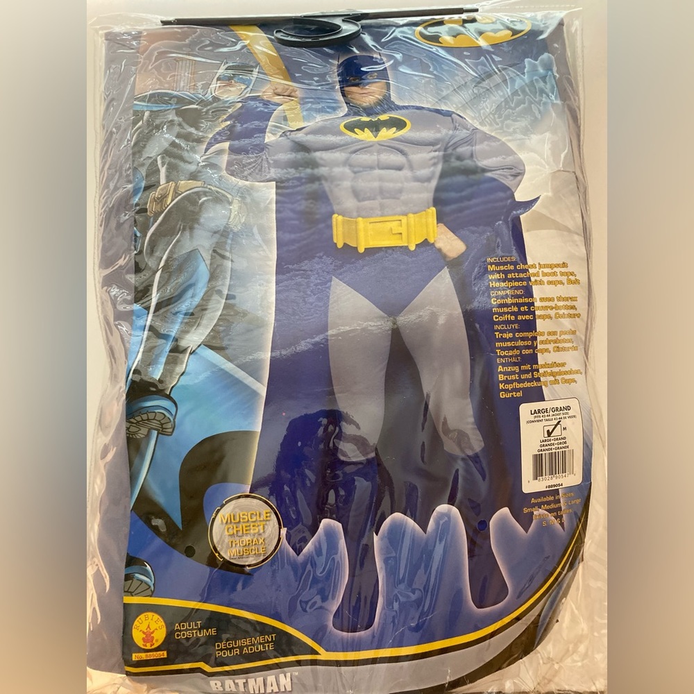 Batman Man Muscle Halloween Costume